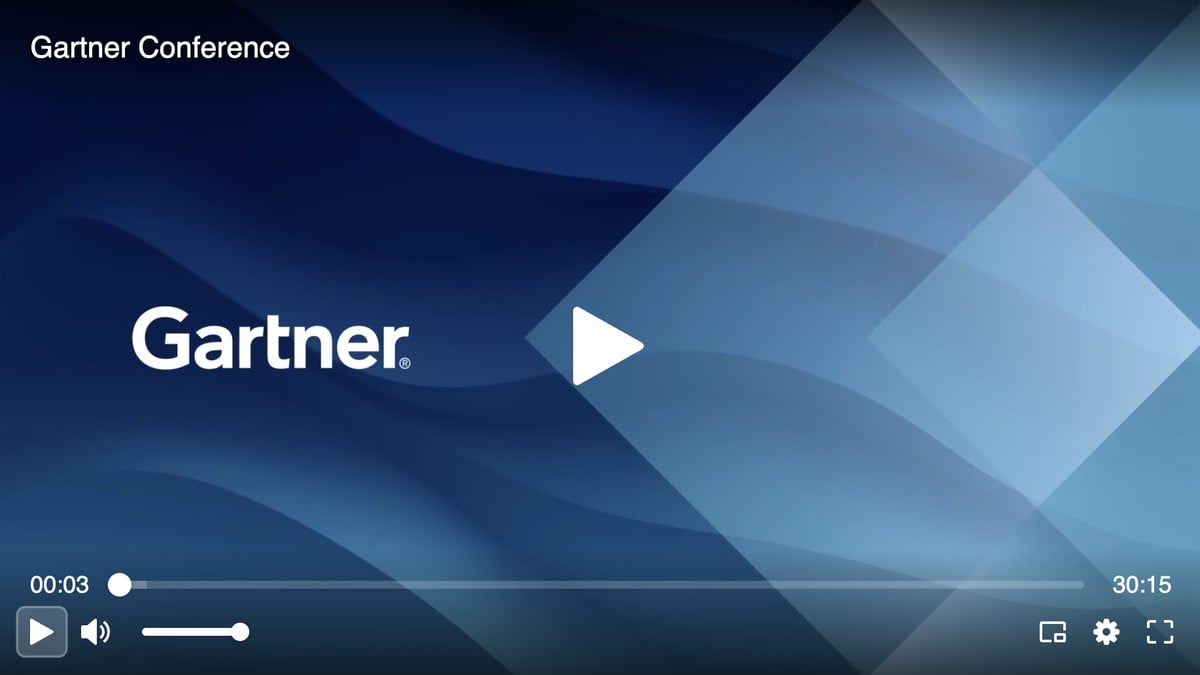 Tyler Jewell's Gartner Application Innovation & Business Solutions Summit session — click to watch on Gartner