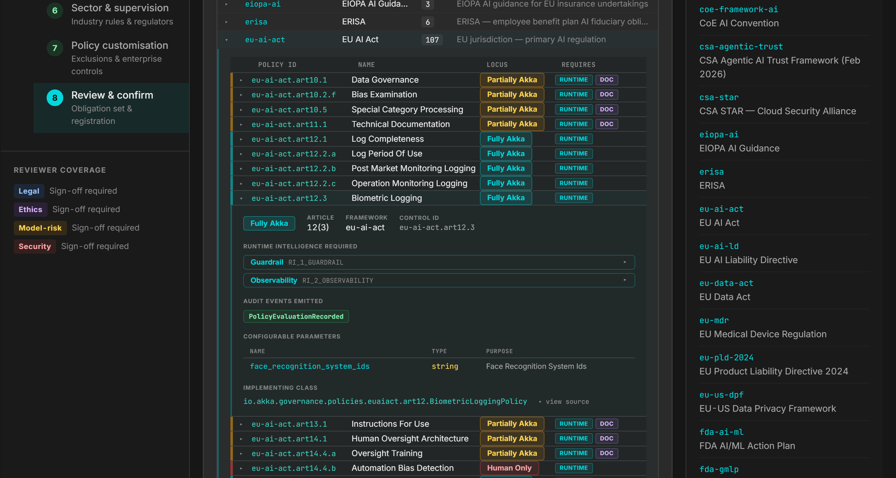 Policy Authoring and Sign-off